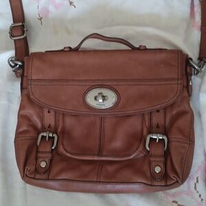 Fossil Brown Crossbody Bag